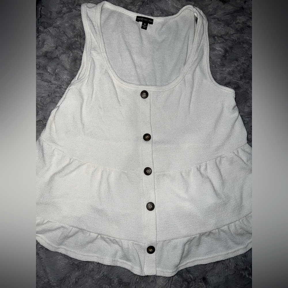 Off white tank